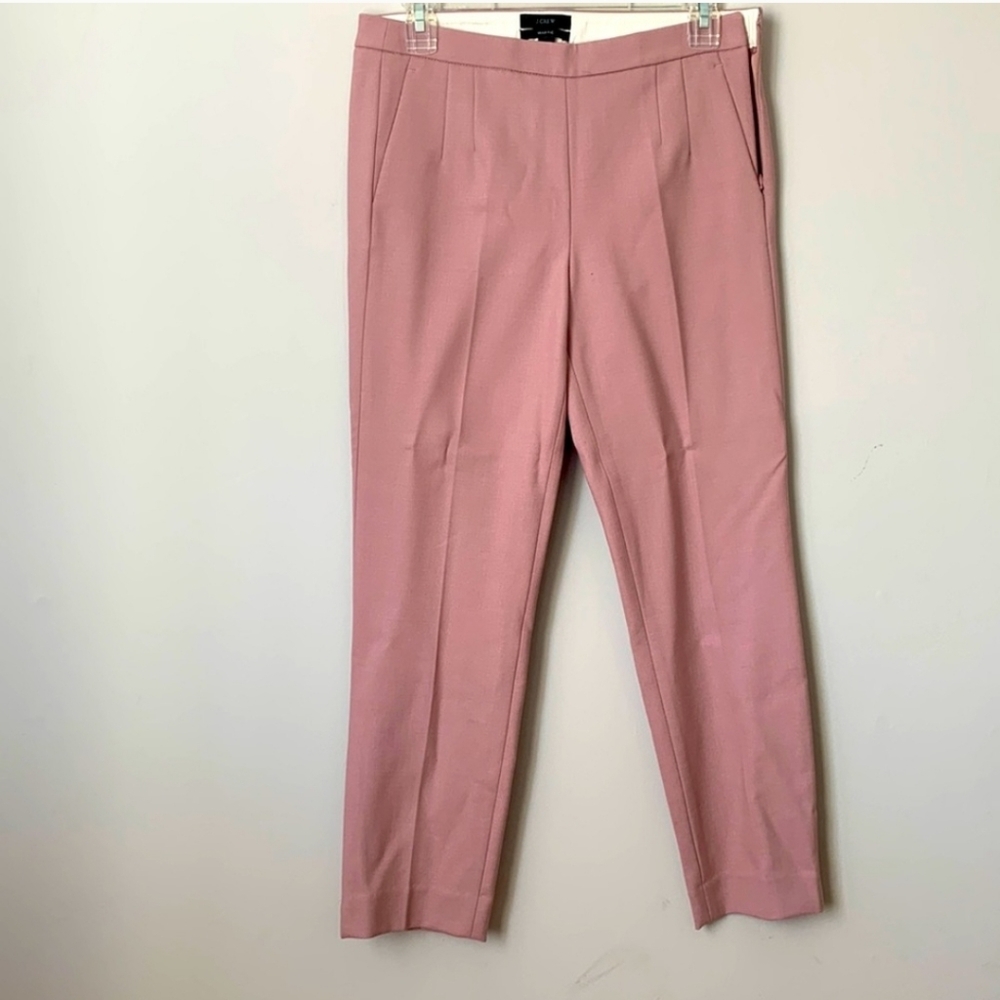 J CREW | light pink women’s martie business slacks
